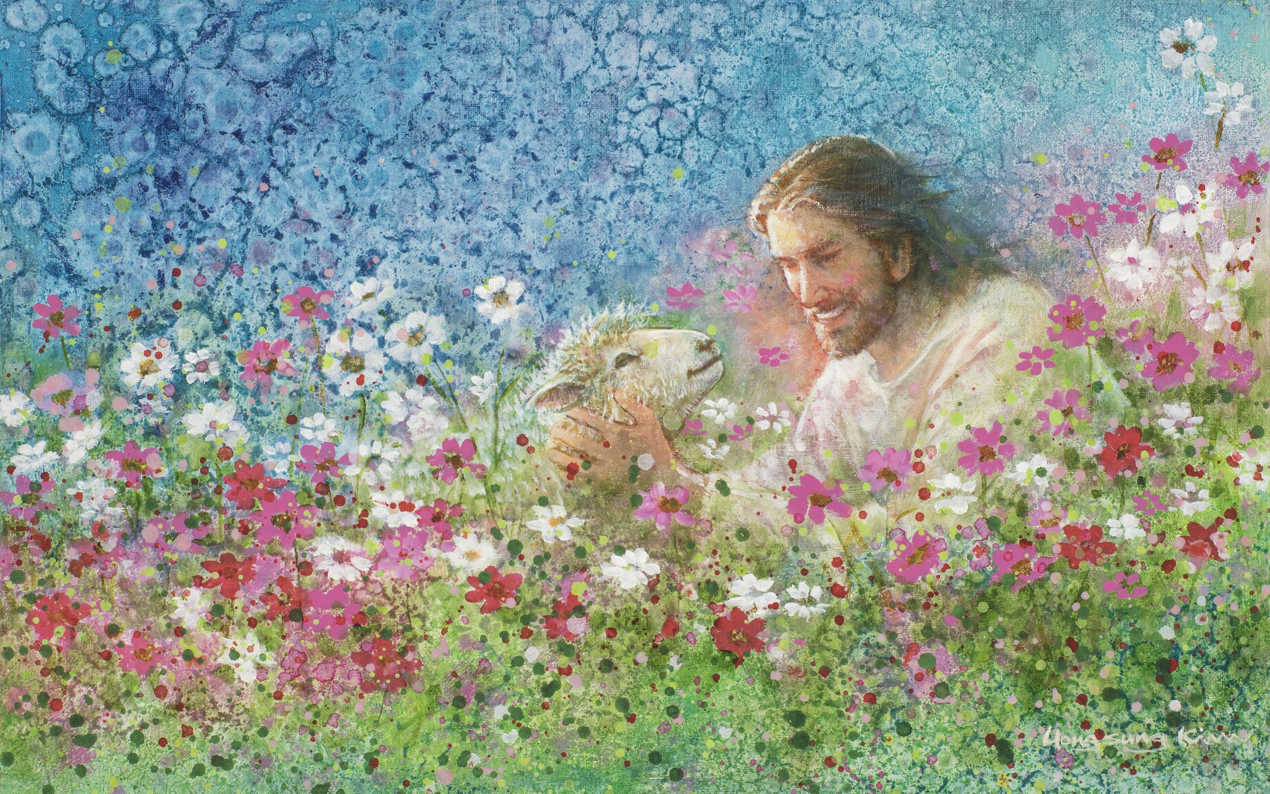 How artist Yongsung Kim finds purpose in painting ‘the happy Christ